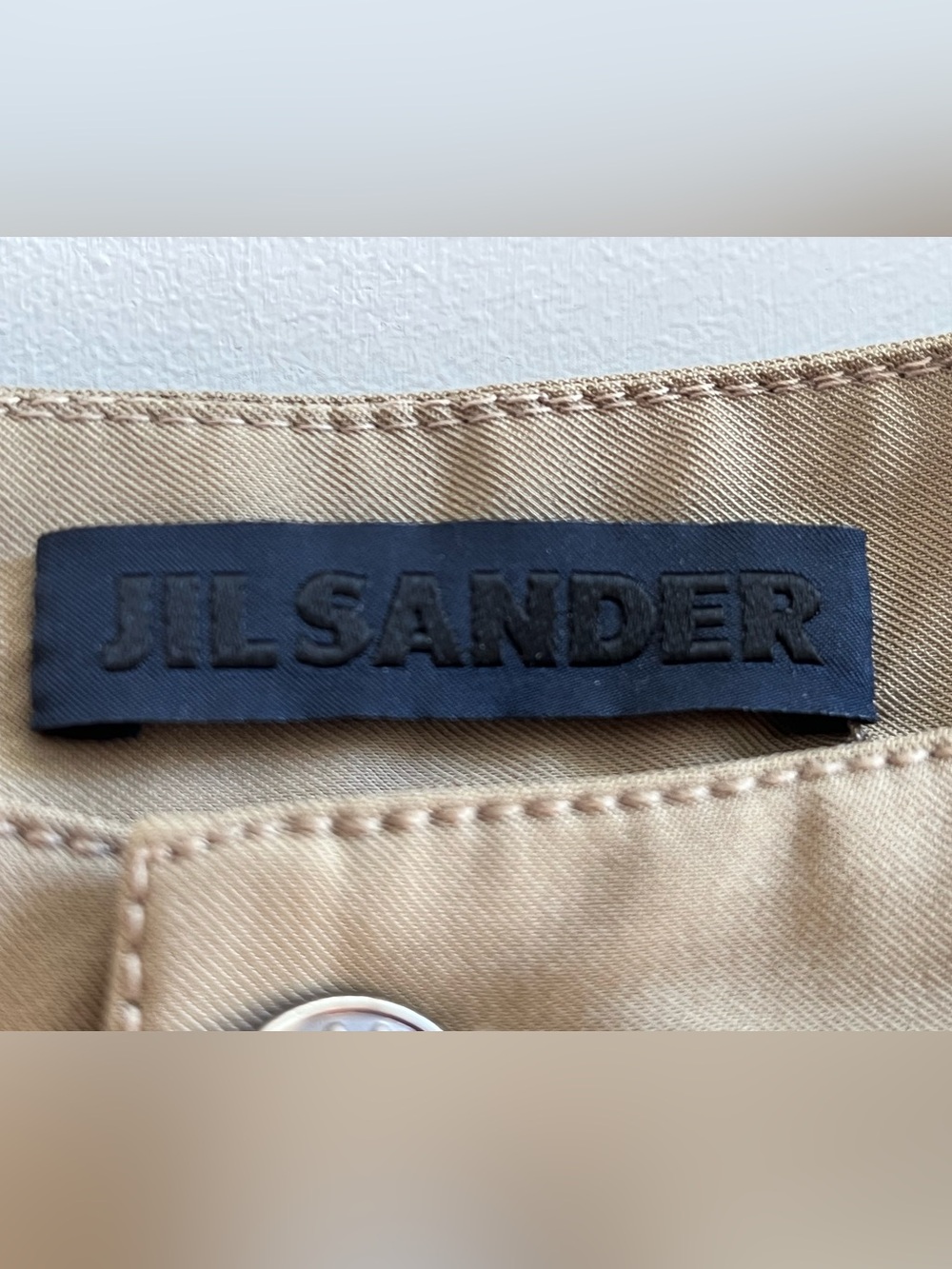 Vintage Jil Sander black label khaki pants, size 40